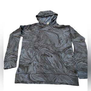 Athleta Girls Marble Pattern Hoodie